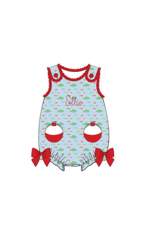 The Smocked Flamingo Apparel & Accessories Pre-Order Applique Boat Bouy Red Bubble