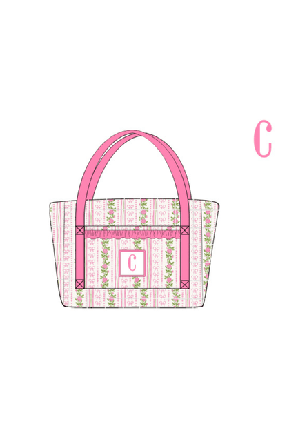 The Smocked Flamingo Apparel & Accessories Pre-Order Custom Name Fancy Floral Luggage