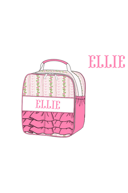The Smocked Flamingo Apparel & Accessories Pre-Order Custom Name Fancy Floral Luggage