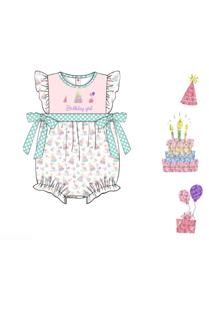 The Smocked Flamingo Apparel & Accessories Pre-Order French Knot Birthday Party Bow Bubble