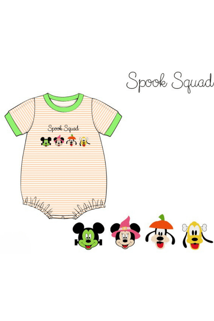 The Smocked Flamingo Apparel & Accessories Pre-Order French Knot Spook Squad Bubble