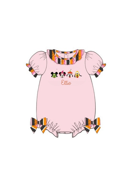 The Smocked Flamingo Apparel & Accessories Pre-Order French Knot Spook Squad Ruffle Bubble