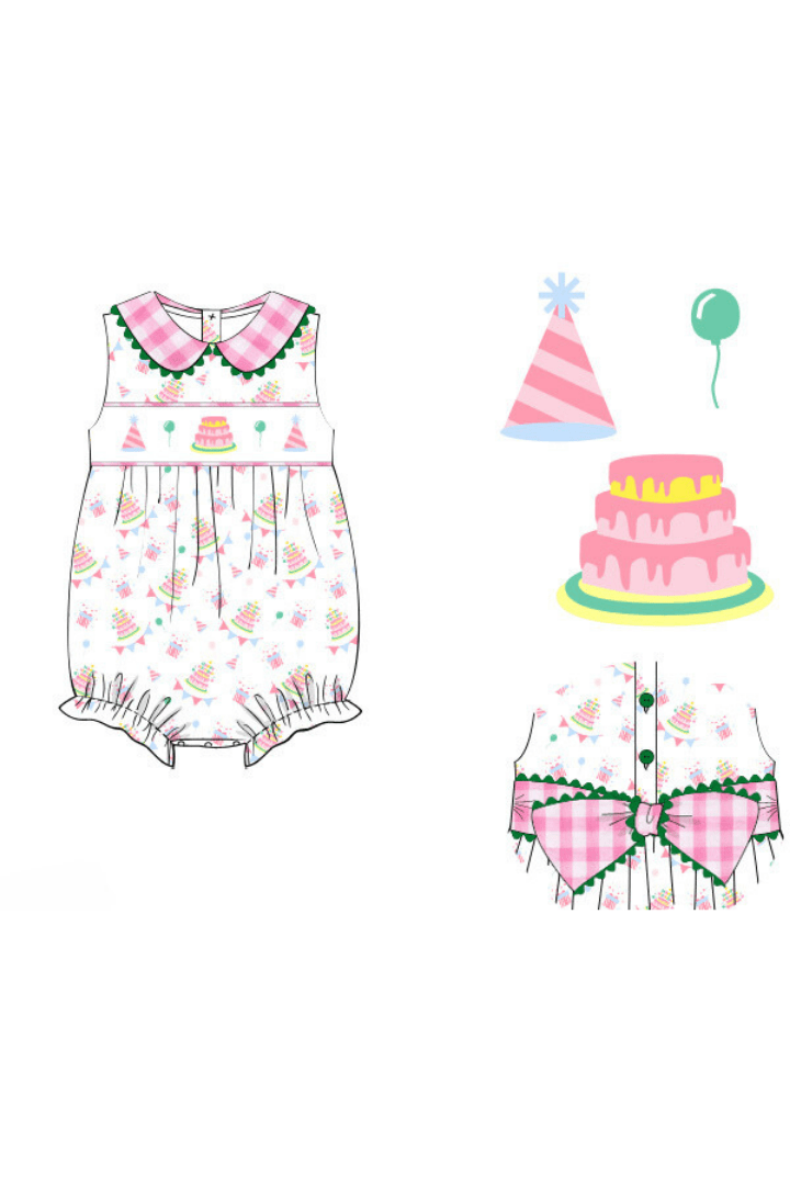 The Smocked Flamingo Apparel & Accessories Pre-Order Smocked Birthday Party Bubble