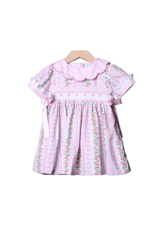 The Smocked Flamingo Apparel & Accessories Pre-Order Smocked Fancy Floral Dress