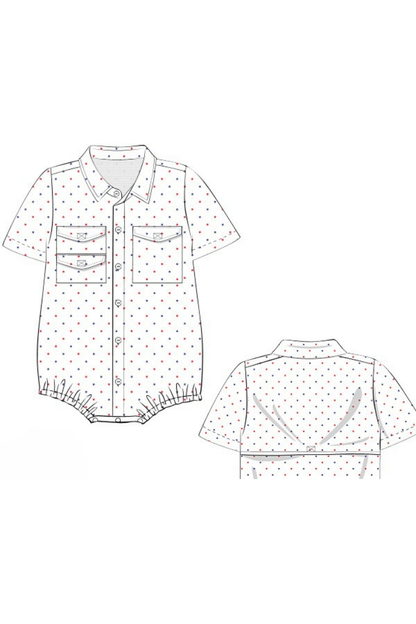 The Smocked Flamingo Apparel & Accessories Pre-Order Stars Fishing Bubble