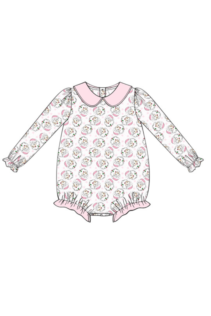 The Smocked Flamingo Apparel & Accessories Pre-Order Vintage Santa Knit Bubble