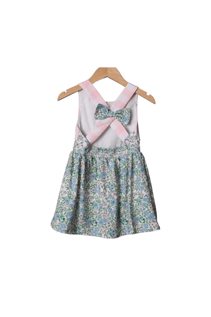 The Smocked Flamingo Apparel & Accessories Pretty in Pink Floral Knit Sun Dress