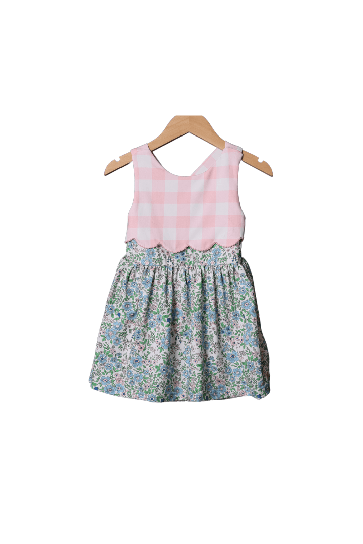 The Smocked Flamingo Apparel & Accessories Pretty in Pink Floral Knit Sun Dress