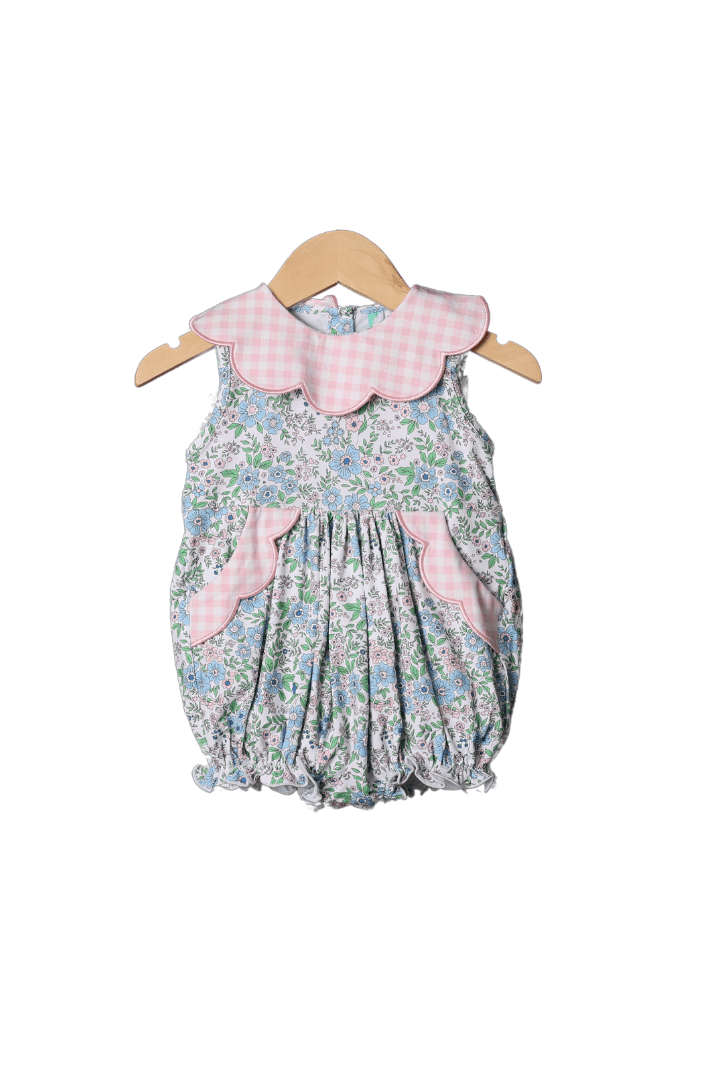 Smocked Sleeveless Pink Bubble main image 0