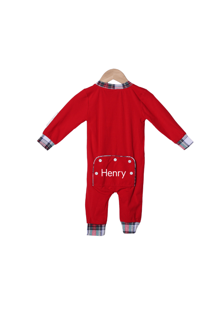 The Smocked Flamingo Apparel & Accessories Red Tartan Plaid Zippy