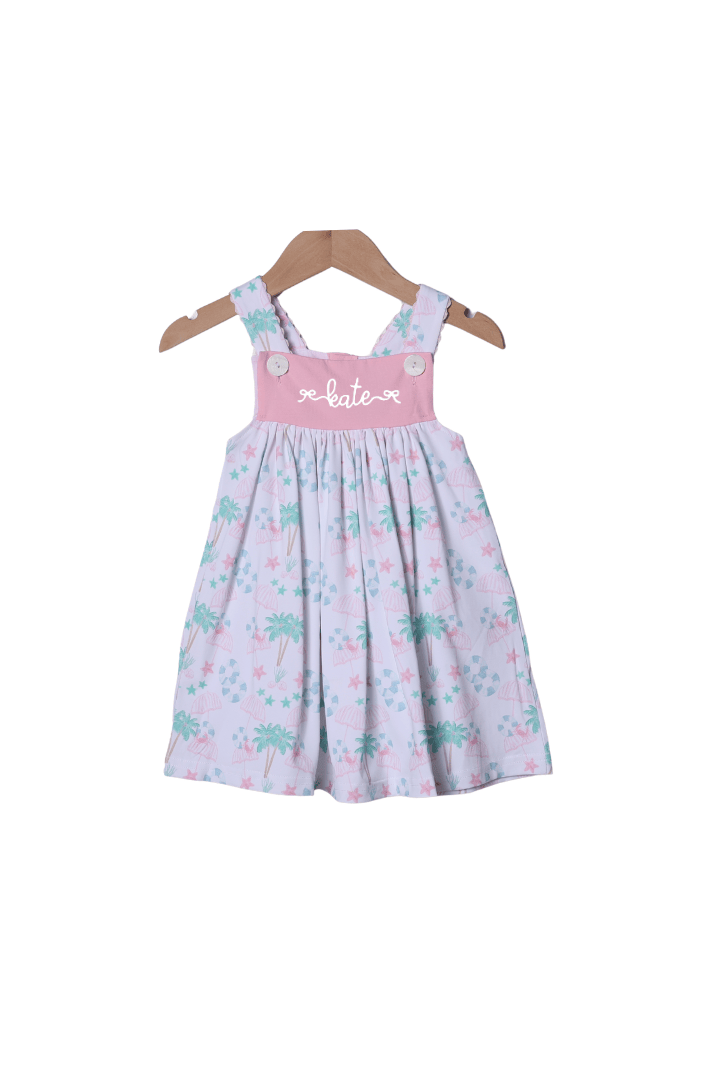 The Smocked Flamingo Apparel & Accessories Seaside Sweetheart Dress
