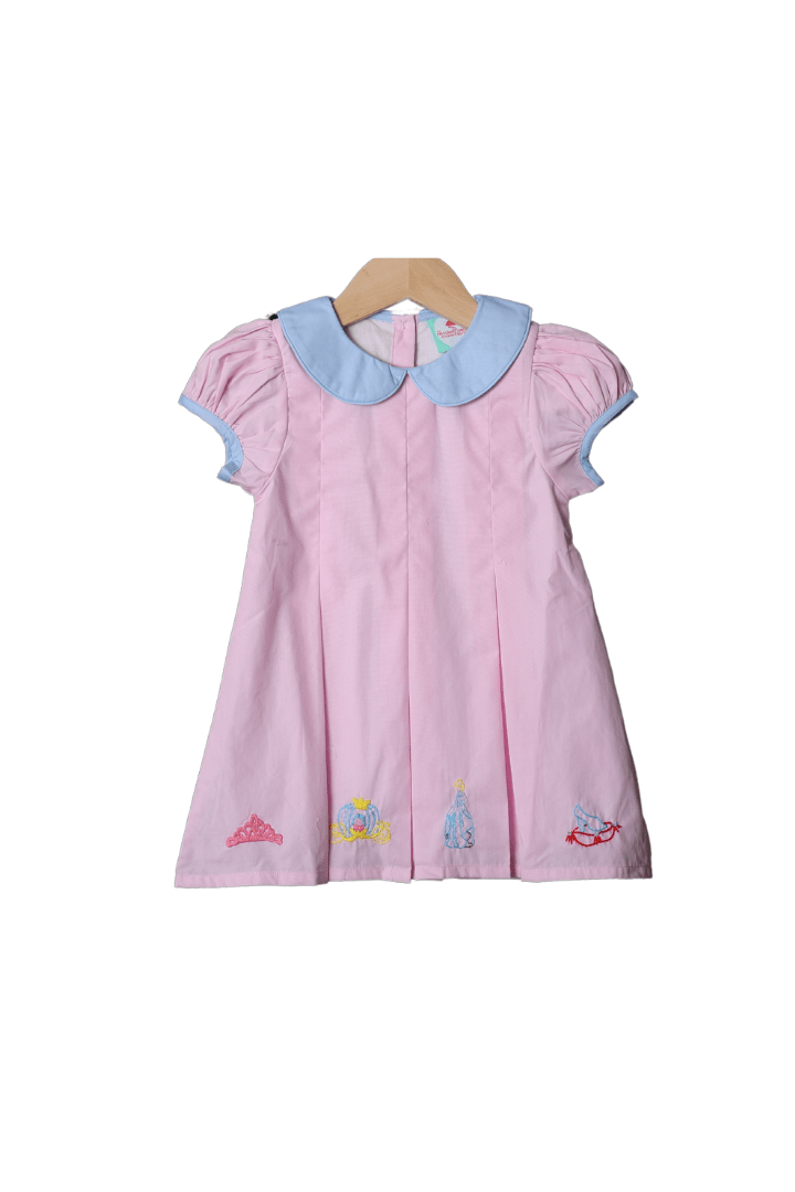 The Smocked Flamingo Apparel & Accessories Shadow Embroidery Dream Princess Dress