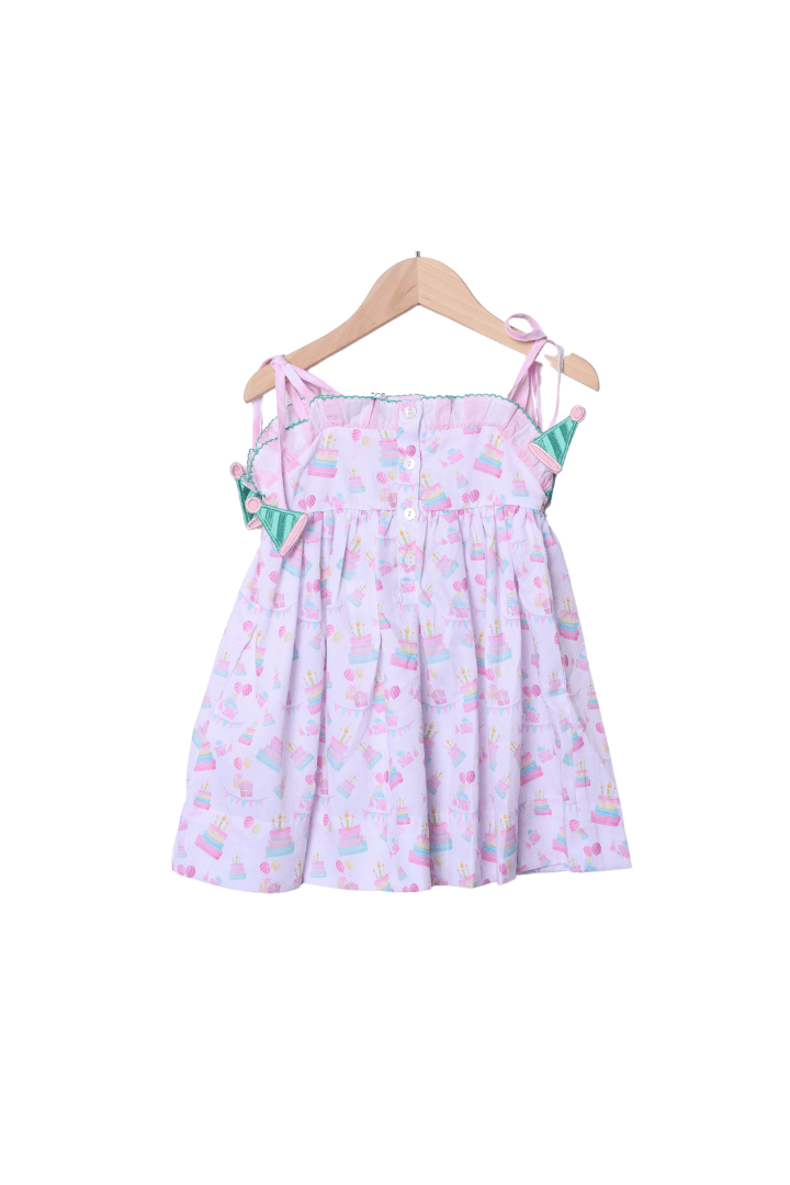 Smocked Birthday Girl Party Hat Bubble 3T Smocked Birthday Girl Party Hat Bubble 3T