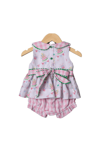 The Smocked Flamingo Apparel & Accessories Smocked Birthday Party Bloomer Set