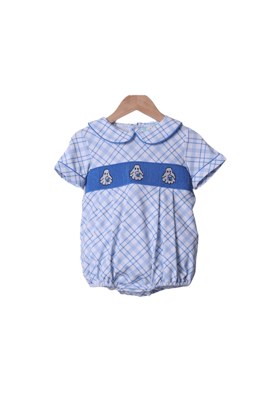 The Smocked Flamingo Apparel & Accessories Smocked Blue Ghost Bubble