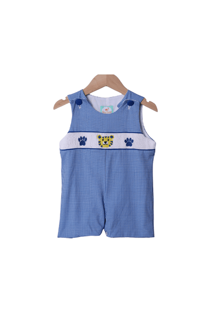 The Smocked Flamingo Apparel & Accessories Smocked Blue Wildcat Jon Jon