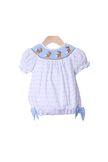 Smocked Tie Shoulder Bubble- Stars main image 0