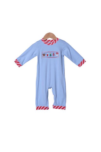 The Smocked Flamingo Apparel & Accessories Smocked Christmas Cheer Romper