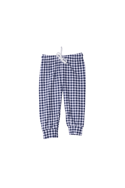 The Smocked Flamingo Apparel & Accessories Smocked Cowboy and Friends Green/Navy Gingham Set