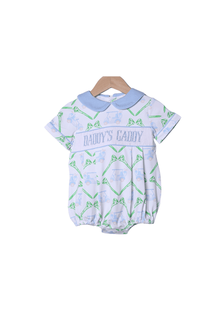 The Smocked Flamingo Apparel & Accessories Smocked Daddy's Caddy Bubble