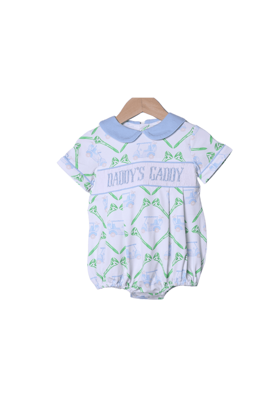 The Smocked Flamingo Apparel & Accessories Smocked Daddy's Caddy Bubble