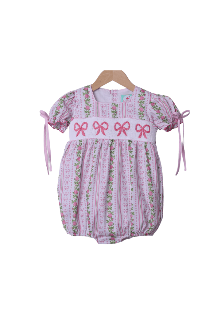 Flamingo & Palm Tree Smocked Bubble