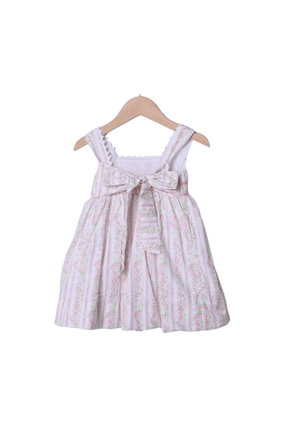 The Smocked Flamingo Apparel & Accessories Smocked/Hand Embroidered Flower Festival Mouse Dress