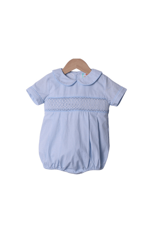 The Smocked Flamingo Apparel & Accessories Smocked Heirloom Gingham Bubble