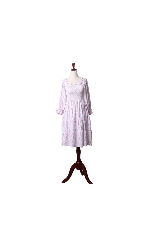 The Smocked Flamingo Apparel & Accessories Smocked Pink Cowgirl Boots Matching Mom Dress