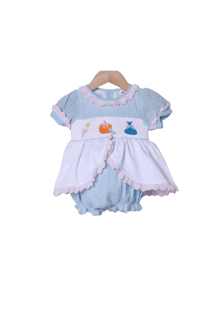 The Smocked Flamingo Apparel & Accessories Smocked Pumpkin Princess Bubble
