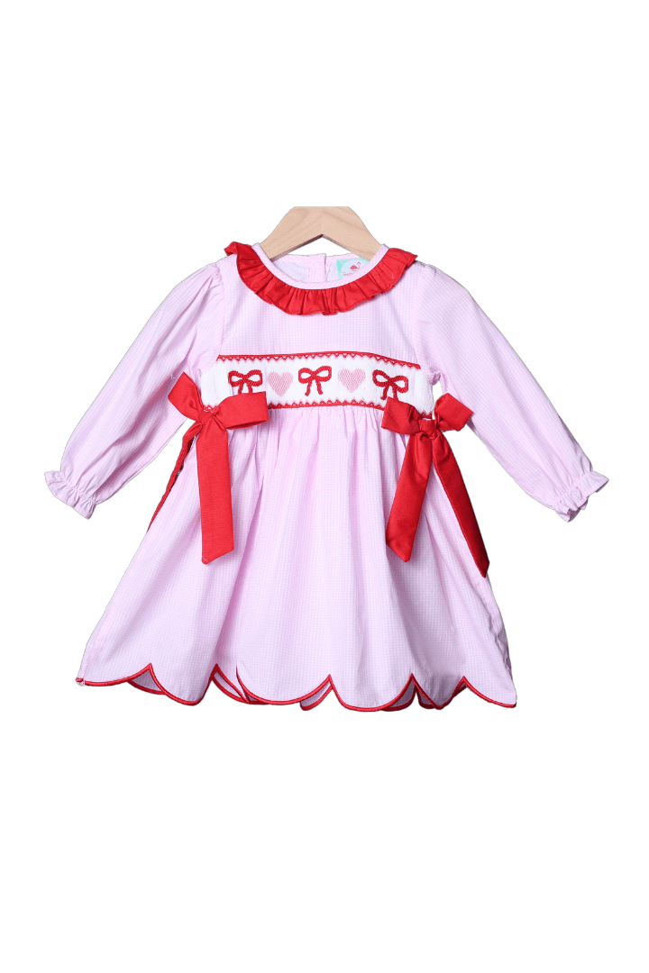 Pink-Green Bloomerang Smocked Kaftan Dress main image 1