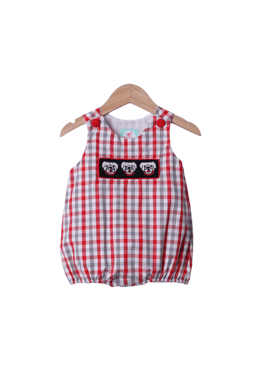 The Smocked Flamingo Apparel & Accessories Smocked Red BullDog Bubble