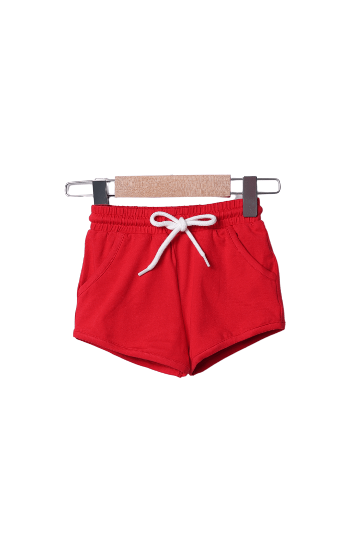 The Smocked Flamingo Apparel & Accessories Smocked Red Gingham Mouse Short Set