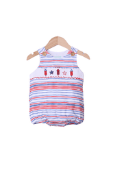 Smocked Apron Bubble - Flags