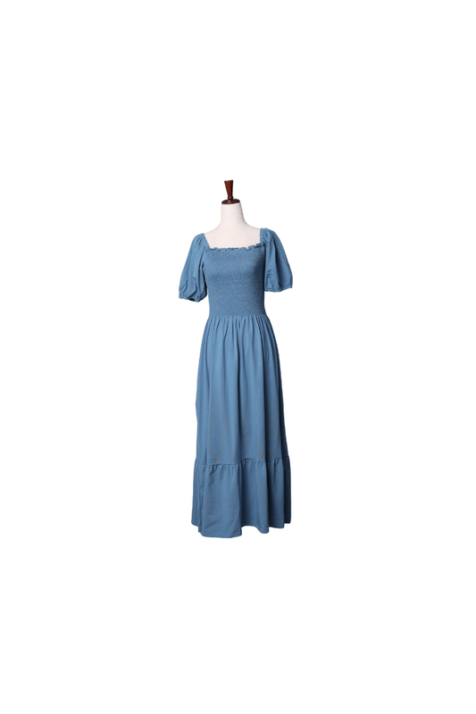 The Smocked Flamingo Apparel & Accessories Smocked Stone Knit Mom Dress