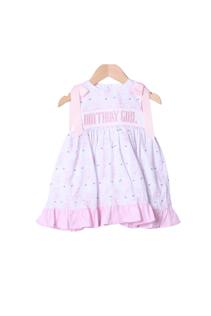 The Smocked Flamingo Apparel & Accessories Smocked Sweet Birthday Girl Dress