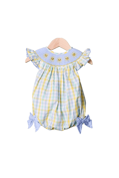 The Smocked Flamingo Apparel & Accessories Smocked Sweet Sunshine Bishop Bubble