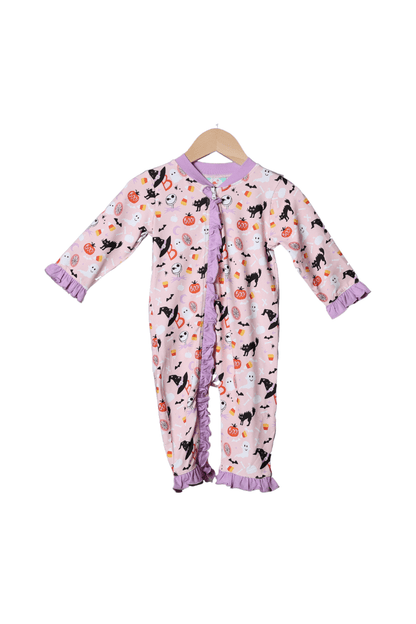 The Smocked Flamingo Apparel & Accessories Spooky Season Pink Zippys