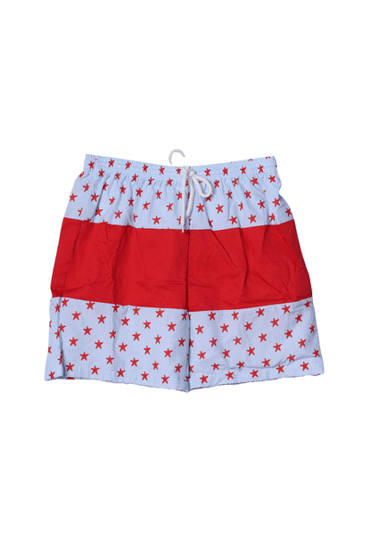 The Smocked Flamingo Apparel & Accessories Star Spangled Men's Swim Trunks