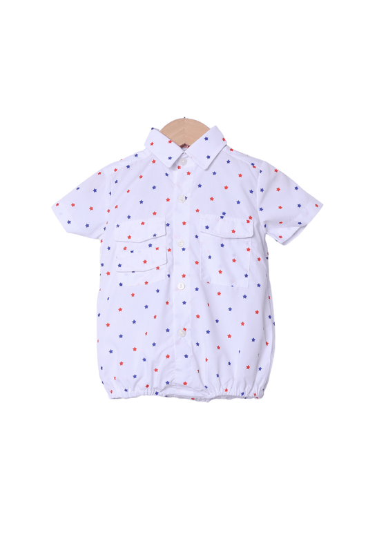 The Smocked Flamingo Apparel & Accessories Stars Fishing Bubble