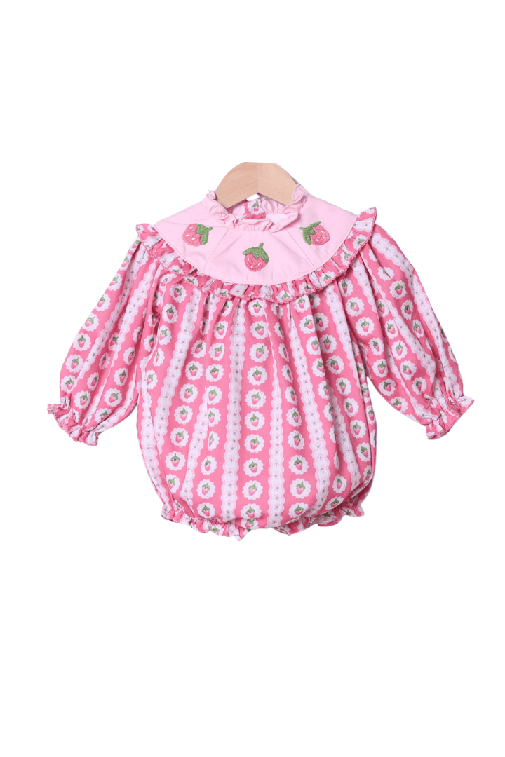 The Smocked Flamingo Apparel & Accessories Strawberry Shortcake Bubble