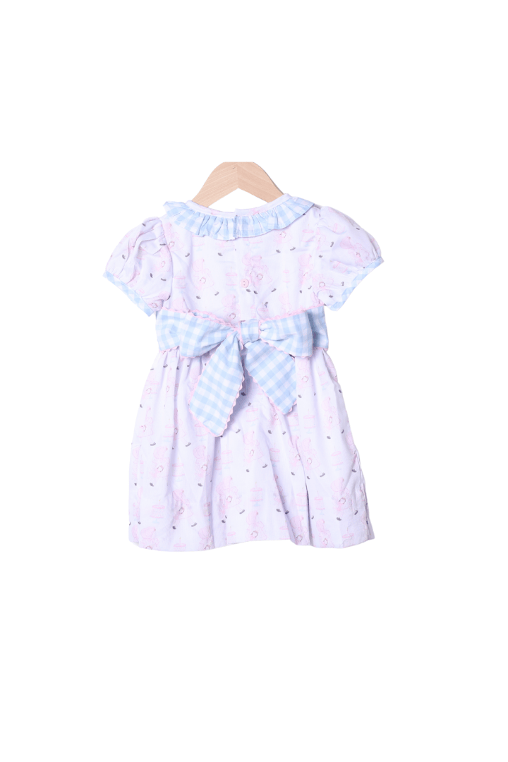 The Smocked Flamingo Apparel & Accessories Sweet Birthday Girl Gingham Dress