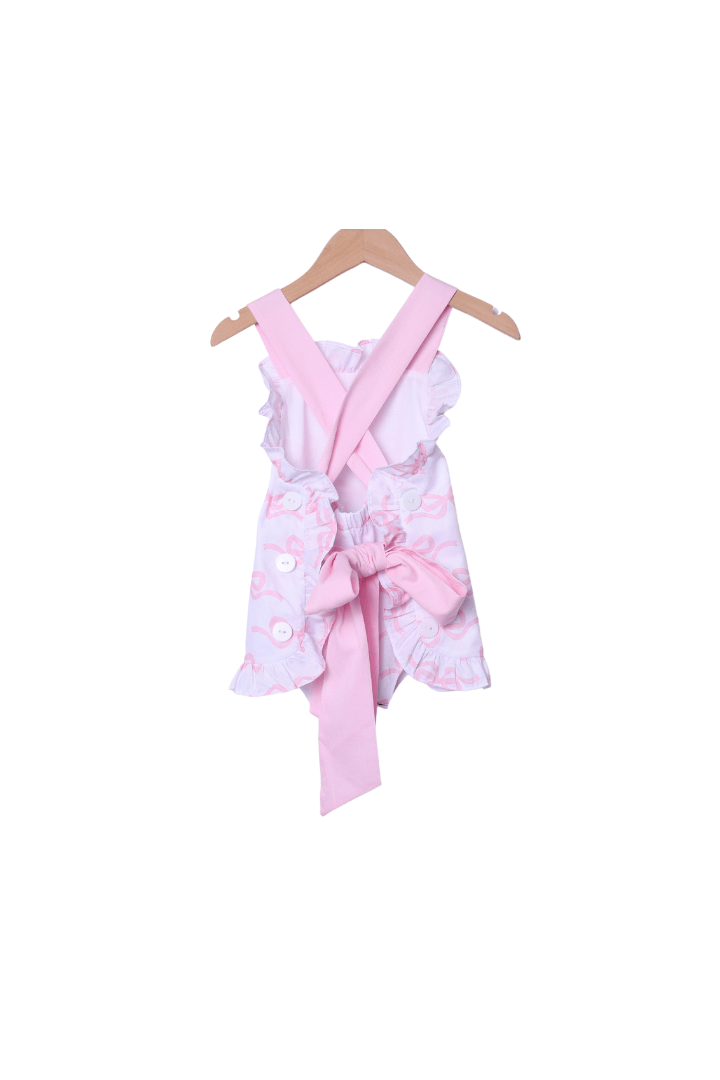 The Smocked Flamingo Apparel & Accessories Sweet Classic Bow Sun Suit