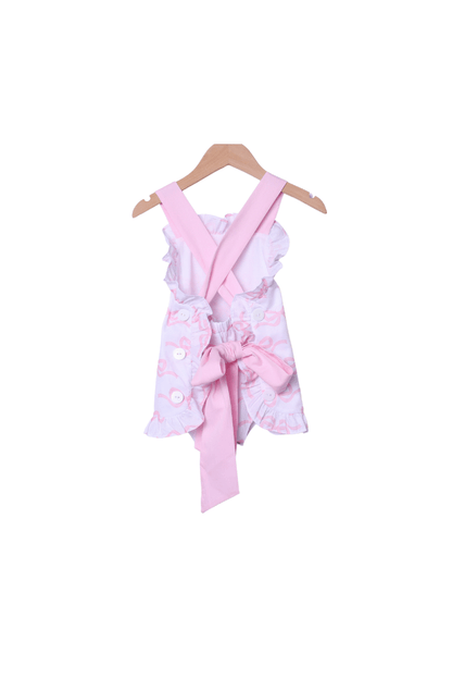 The Smocked Flamingo Apparel & Accessories Sweet Classic Bow Sun Suit