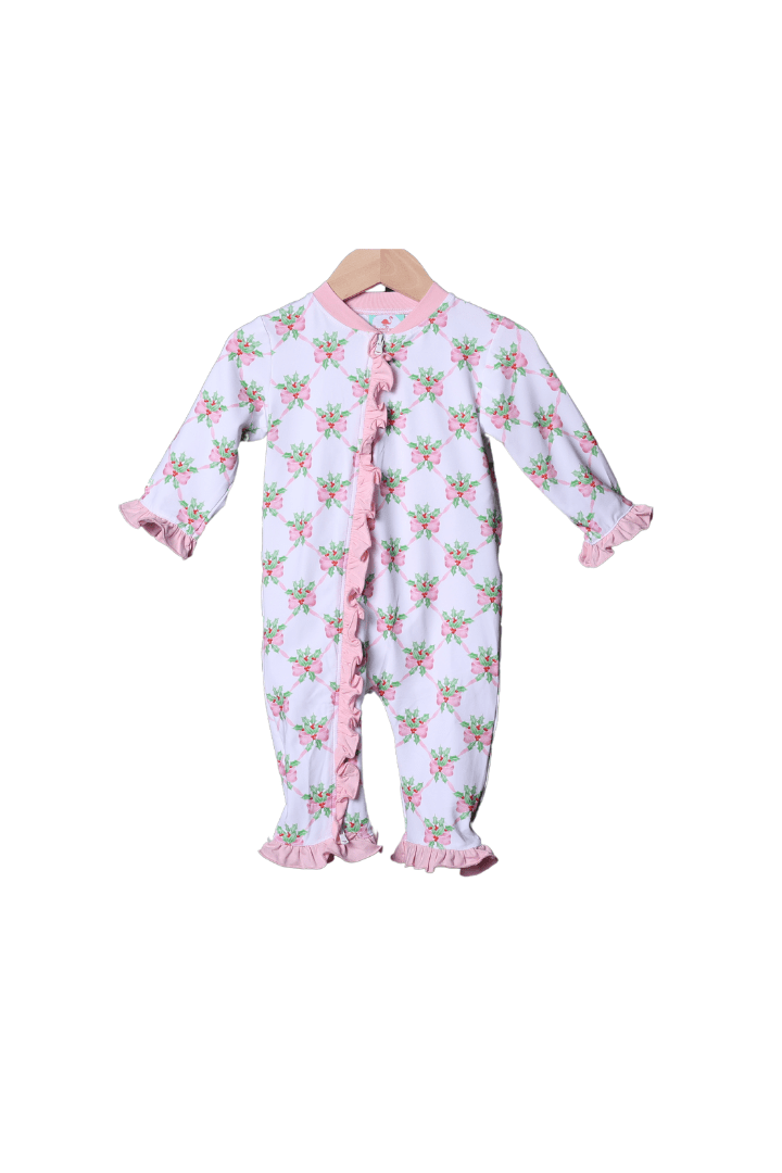 The Smocked Flamingo Apparel & Accessories Sweet Holly Knit Zippy