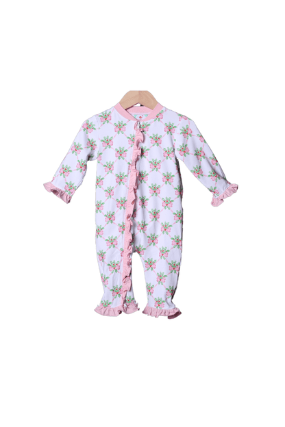 The Smocked Flamingo Apparel & Accessories Sweet Holly Knit Zippy