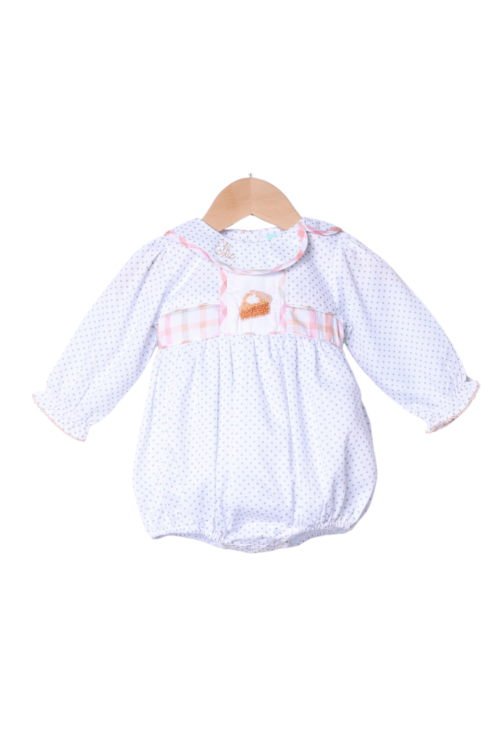 The Smocked Flamingo Apparel & Accessories Sweet Pumpkin Pie Plaid Bow Bubble