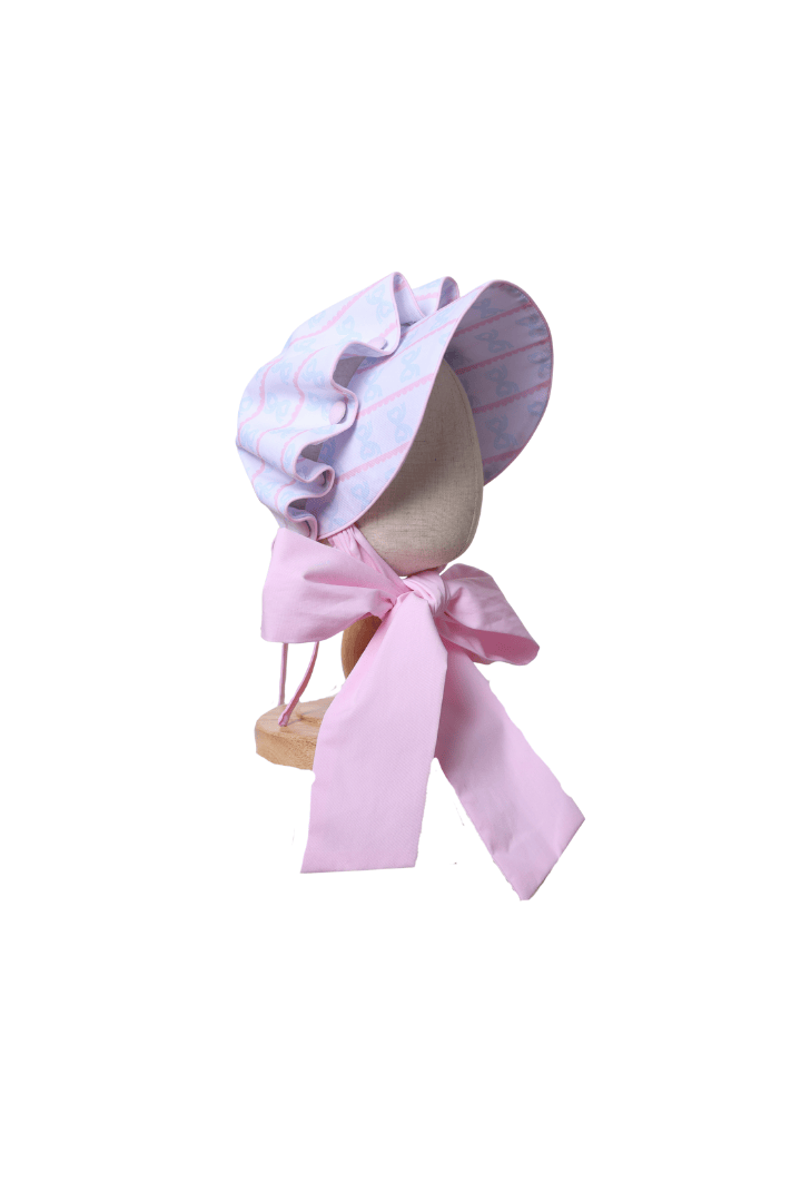 The Smocked Flamingo Apparel & Accessories Sweet Scalloped Bow Bonnet