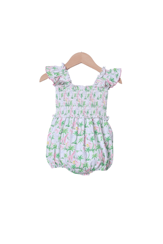 The Smocked Flamingo Apparel & Accessories Tropical Knit Play Bubble