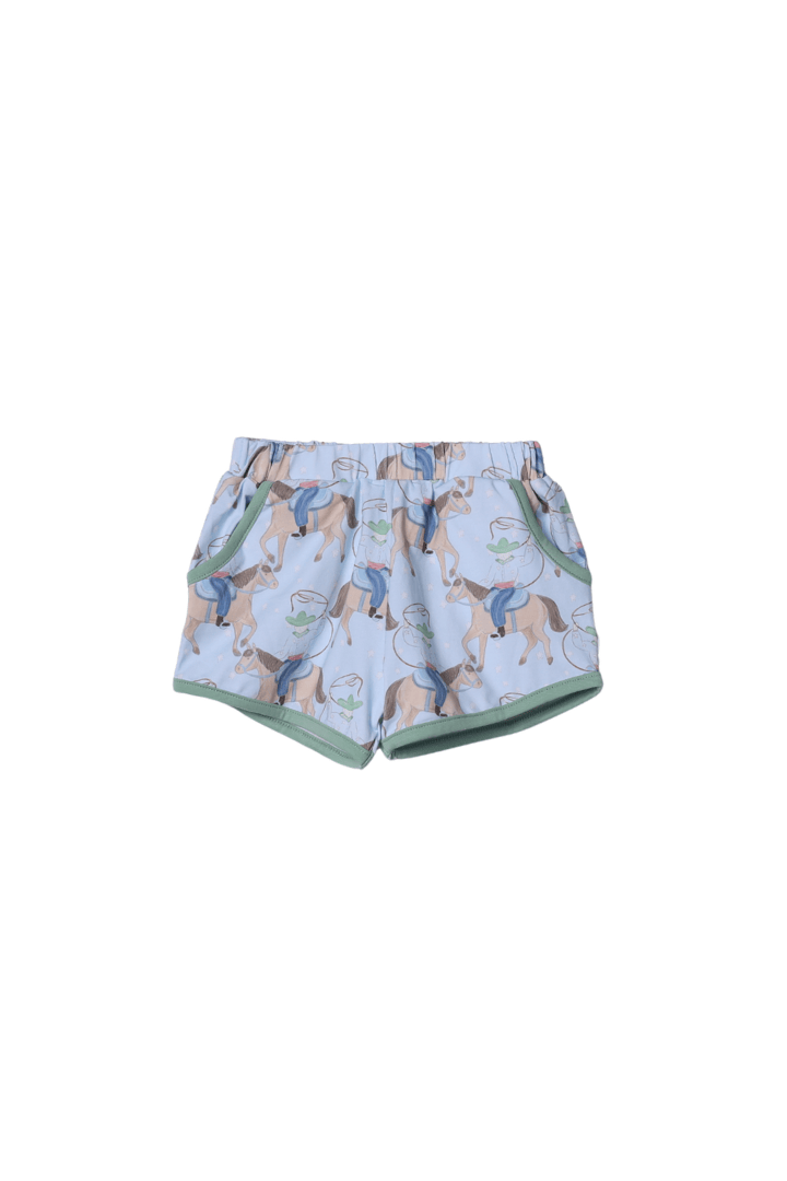 The Smocked Flamingo Apparel & Accessories Western Cowboy Short Set